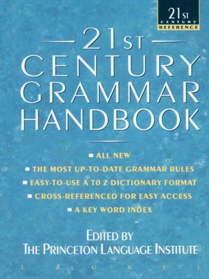 cover image of 21st Century Grammar Handbook